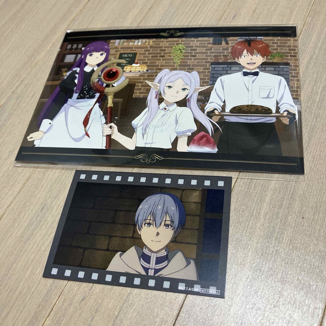 葬送のフリーレンカフェ ポストカード ミニカードセット エンタメ/ホビーのアニメグッズ(カード)の商品写真