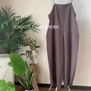 chocol raffine robe - 【美品】CHOCOLRAFFINEROBEショコラフィネローブ　サロペット