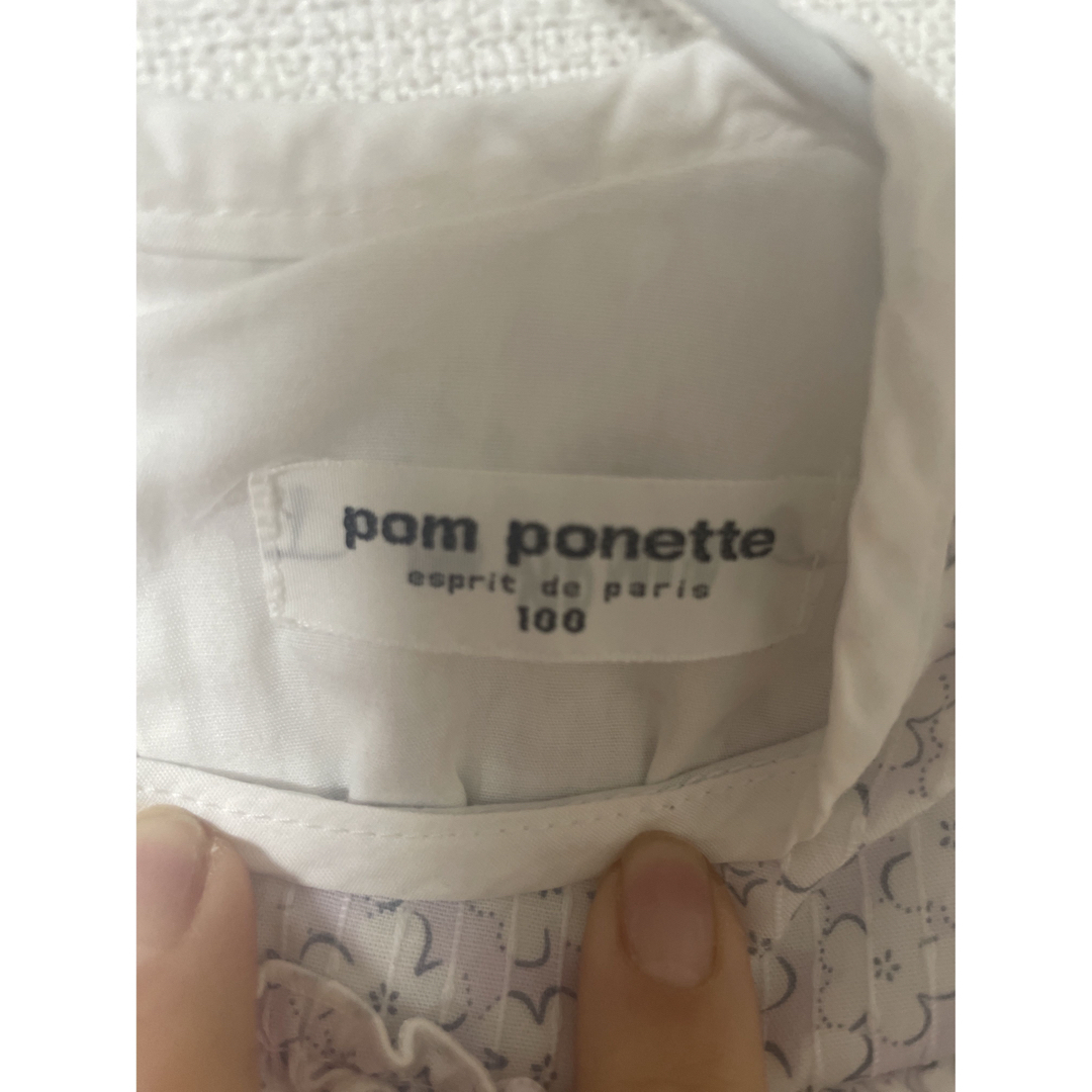 pom ponette(ポンポネット)のpom ponette ワンピース　100 キッズ/ベビー/マタニティのキッズ服女の子用(90cm~)(ワンピース)の商品写真