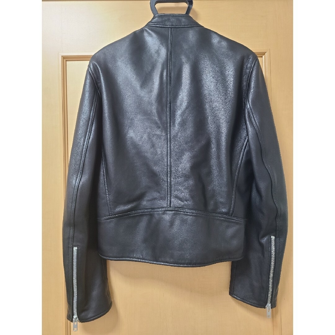 Maison Martin Margiela(マルタンマルジェラ)の(美品)マルジェラ　ハの字ライダース　ブラック　44サイズ 2019SS メンズのジャケット/アウター(ライダースジャケット)の商品写真