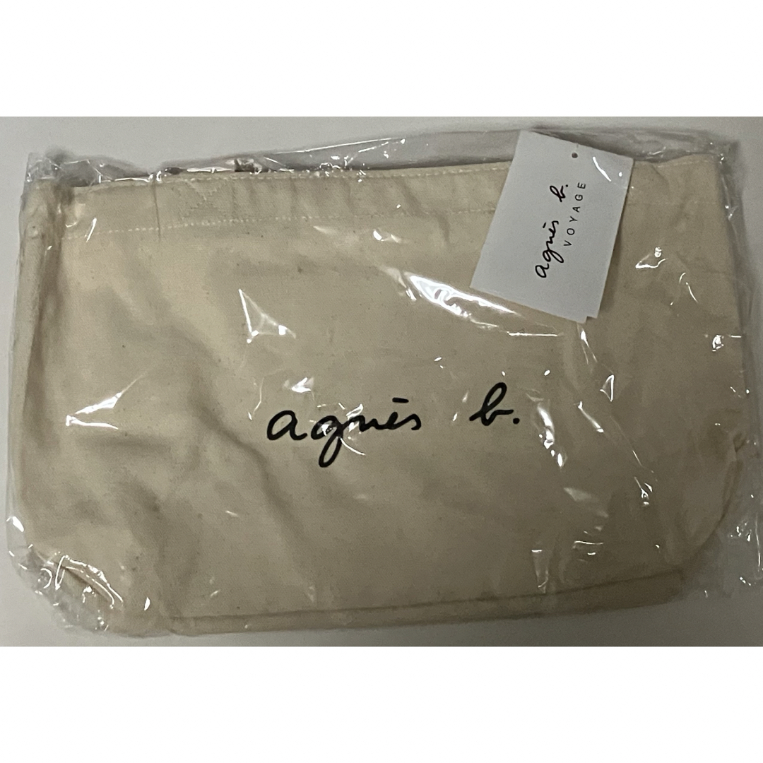 agnes b.(アニエスベー)の新品未使用  agnes b.  コットンミニバッグ 白 レディースのバッグ(トートバッグ)の商品写真