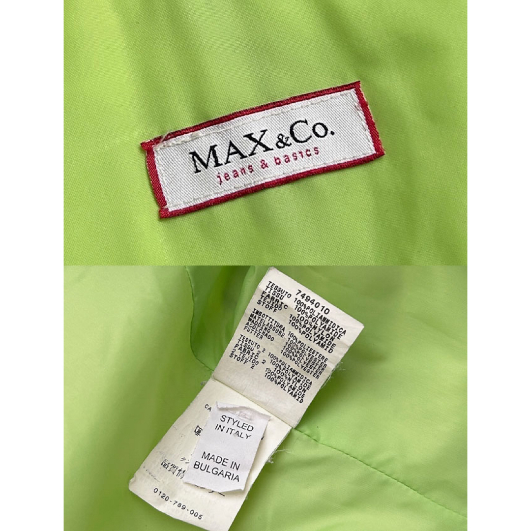 Max & Co.(マックスアンドコー)のMAX&CO. マックスアンドコー 中綿ダウン コート グリーン レディースのジャケット/アウター(ダウンコート)の商品写真