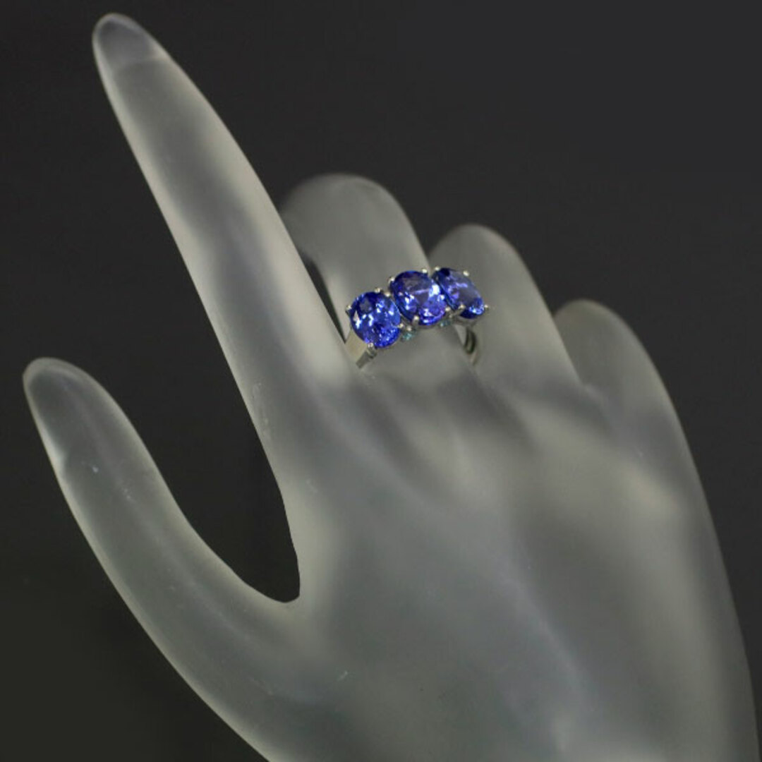 GSTV Pt950 タンザナイト パライバトルマリン リング 3.00ct PT0.10ct レディースのアクセサリー(リング(指輪))の商品写真