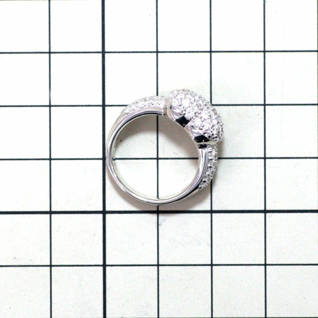 PonteVecchio(ポンテヴェキオ)のポンテヴェキオ K18WG ダイヤモンド リング 1.50ct  ハート パヴェ レディースのアクセサリー(リング(指輪))の商品写真