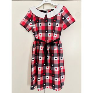 RED VALENTINO - RED VALENTINO ドットチュールレースのティアード