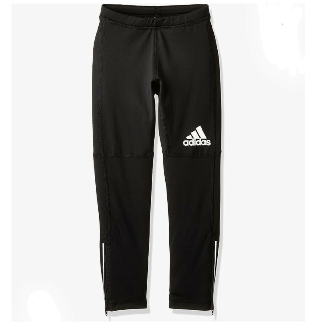 adidas(アディダス)の【新品】 アディダス スパッツ 160 黒 スポーツ/アウトドアのトレーニング/エクササイズ(その他)の商品写真