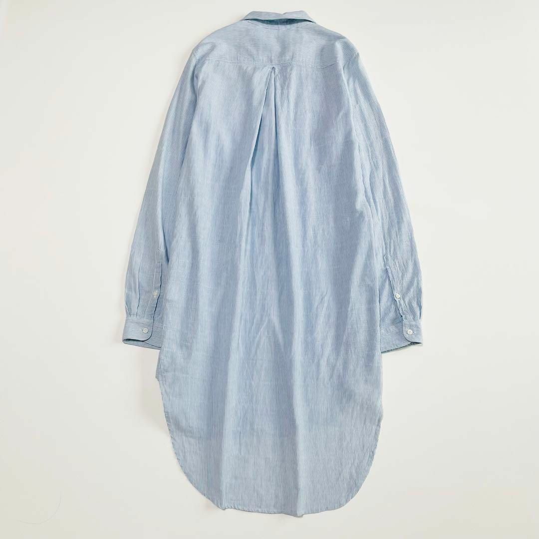 L'Appartement DEUXIEME CLASSE(アパルトモンドゥーズィエムクラス)のL'Appartement ストライプ Cotton Shirts ワンピース レディースのトップス(シャツ/ブラウス(長袖/七分))の商品写真