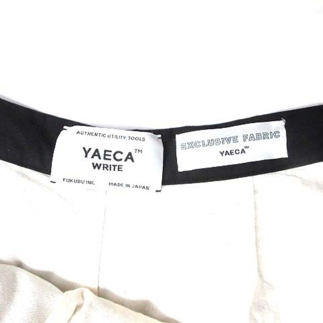 YAECA(ヤエカ)のヤエカ YAECA WRITE タック キュロット パンツ ボリューム 綿 麻 レディースのパンツ(キュロット)の商品写真