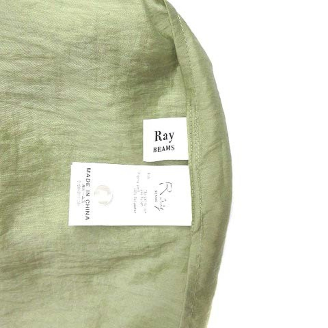 Ray BEAMS(レイビームス)のレイビームス バック Vネック ウエストリボン ブラウス 長袖 ミントグリーン レディースのトップス(シャツ/ブラウス(長袖/七分))の商品写真