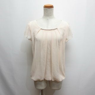 プロポーションボディドレッシング(PROPORTION BODY DRESSING)のプロポーション ボディドレッシング 半袖 シフォン ブラウス 2 ピンク 裏地付(シャツ/ブラウス(半袖/袖なし))