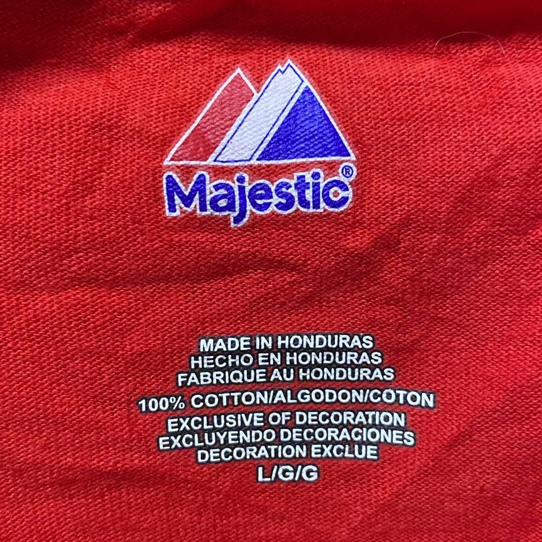 Majestic(マジェスティック)のMajestic 半袖Tシャツ MLBワシントンナショナルズ レッド x15 メンズのトップス(Tシャツ/カットソー(半袖/袖なし))の商品写真