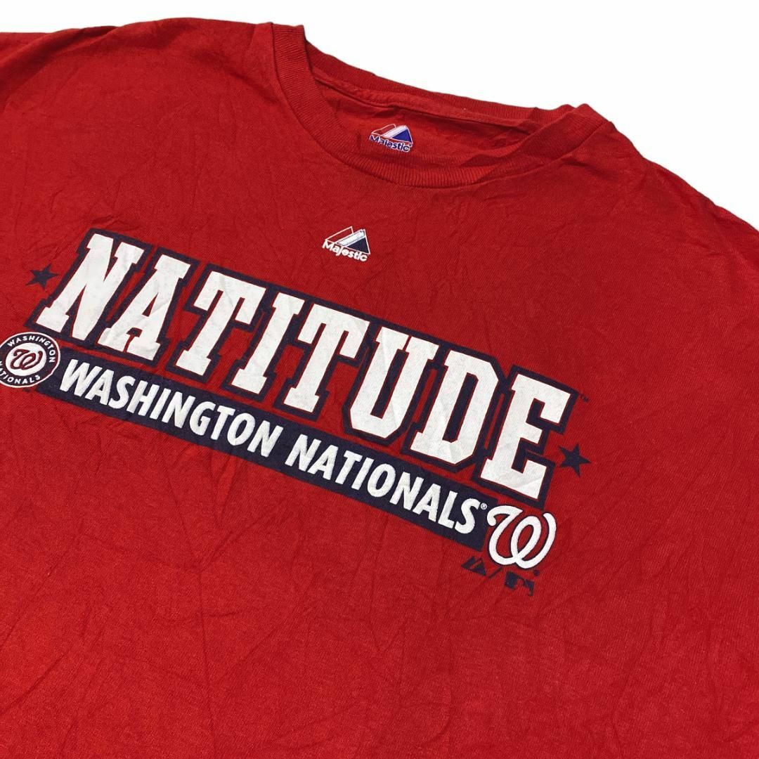 Majestic(マジェスティック)のMajestic 半袖Tシャツ MLBワシントンナショナルズ レッド x15 メンズのトップス(Tシャツ/カットソー(半袖/袖なし))の商品写真