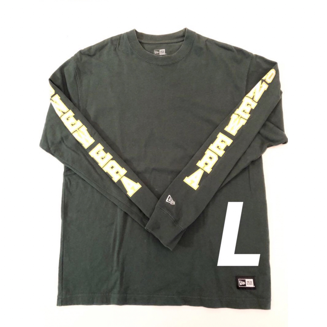 NEW ERA(ニューエラー)のNEW ERA ロゴ入りロング Tシャツ Lサイズ メンズのトップス(Tシャツ/カットソー(七分/長袖))の商品写真