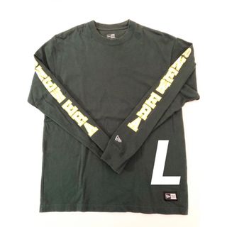 ニューエラー(NEW ERA)のNEW ERA ロゴ入りロング Tシャツ Lサイズ(Tシャツ/カットソー(七分/長袖))