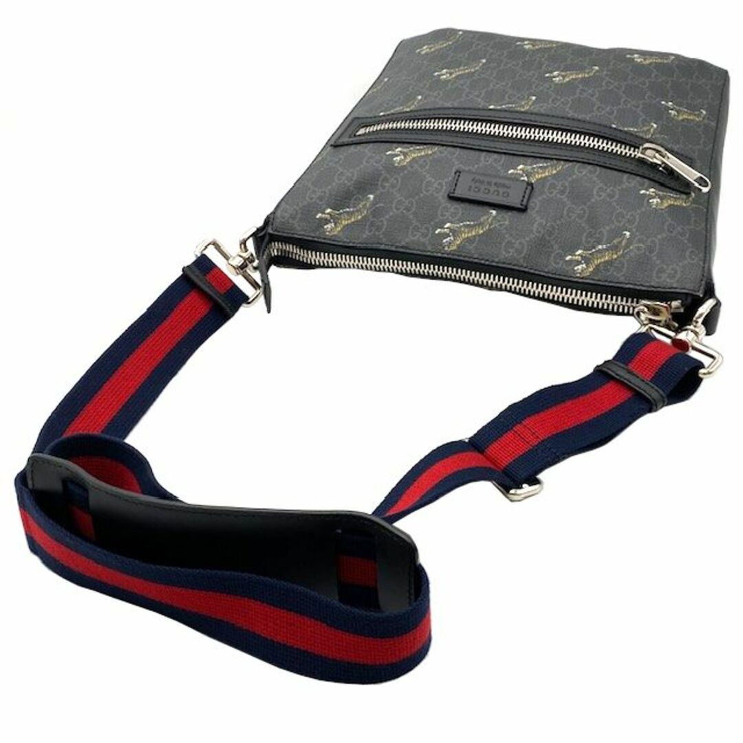 Gucci(グッチ)のGUCCI グッチ ＧＧスプリーム ショルダーバッグ タイガー ４７４１３７ メンズ レディース バッグ 鞄 虎 タイガー メッセンジャー メンズのバッグ(ショルダーバッグ)の商品写真