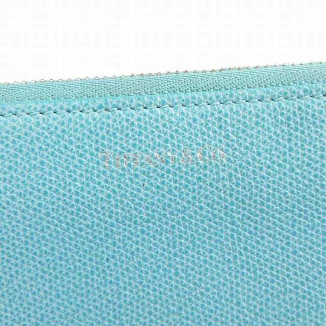 Tiffany & Co.(ティファニー)のティファニー 長財布 L字ファスナー カード入れ レザー 青 ブルー ★AA☆ レディースのファッション小物(財布)の商品写真
