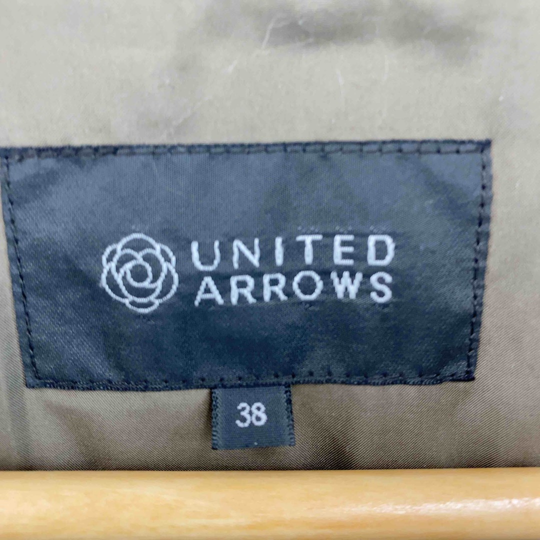 UNITED ARROWS(ユナイテッドアローズ)のUNITED ARROWS ユナイテッドアローズ レディース ダウンジャケット ロングコート カーキー フード・ファー取れ外し レディースのジャケット/アウター(ダウンジャケット)の商品写真