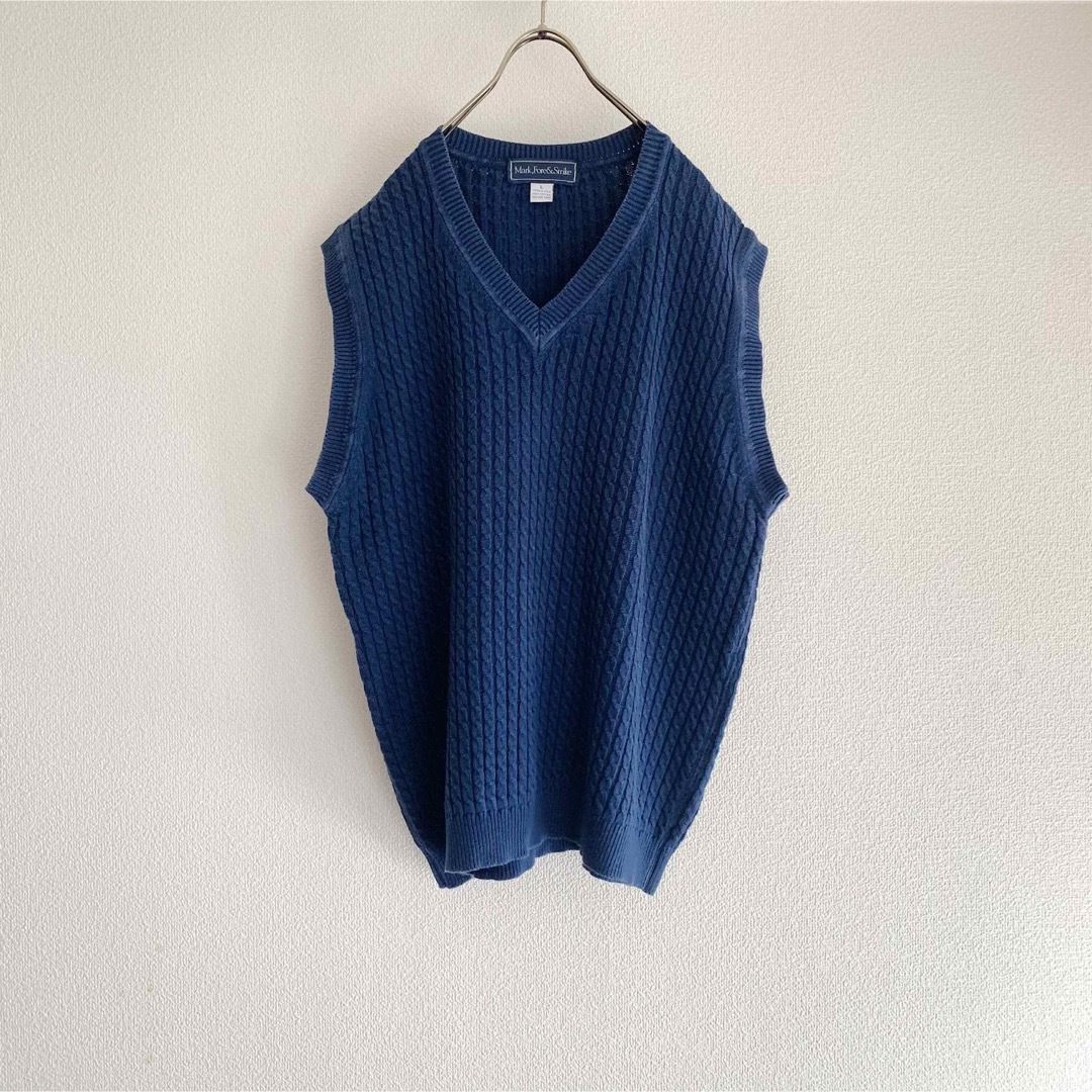 【専用】 “Mark,Fore&Strike” Cable Knit Vest メンズのトップス(ベスト)の商品写真