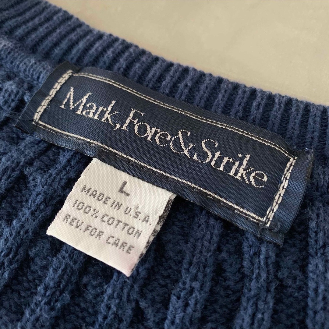 【専用】 “Mark,Fore&Strike” Cable Knit Vest メンズのトップス(ベスト)の商品写真