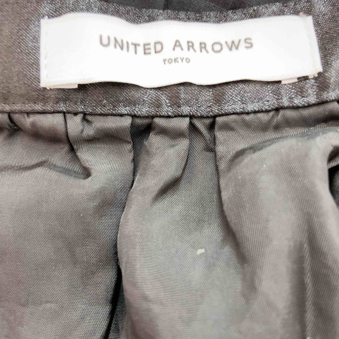 UNITED ARROWS(ユナイテッドアローズ)のUNITED ARROWS ユナイテッドアローズ レディース ひざ丈スカート ブラック ボーダー レディースのスカート(ひざ丈スカート)の商品写真