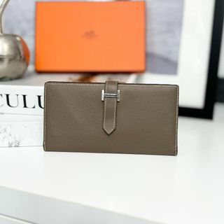 エルメス(Hermes)のエルメス ベアンスフレ エプソン エトゥープ D刻印(財布)