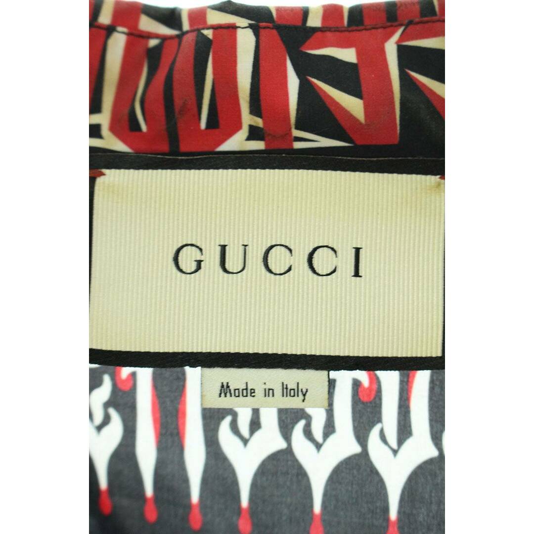 Gucci(グッチ)のグッチ  546192 ZAAIJ マルチメタルロゴ総柄半袖シャツ メンズ 52 メンズのトップス(シャツ)の商品写真