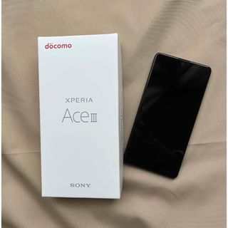 エクスペリア(Xperia)のSONY Xperia Ace III SO-53C ブラック(スマートフォン本体)