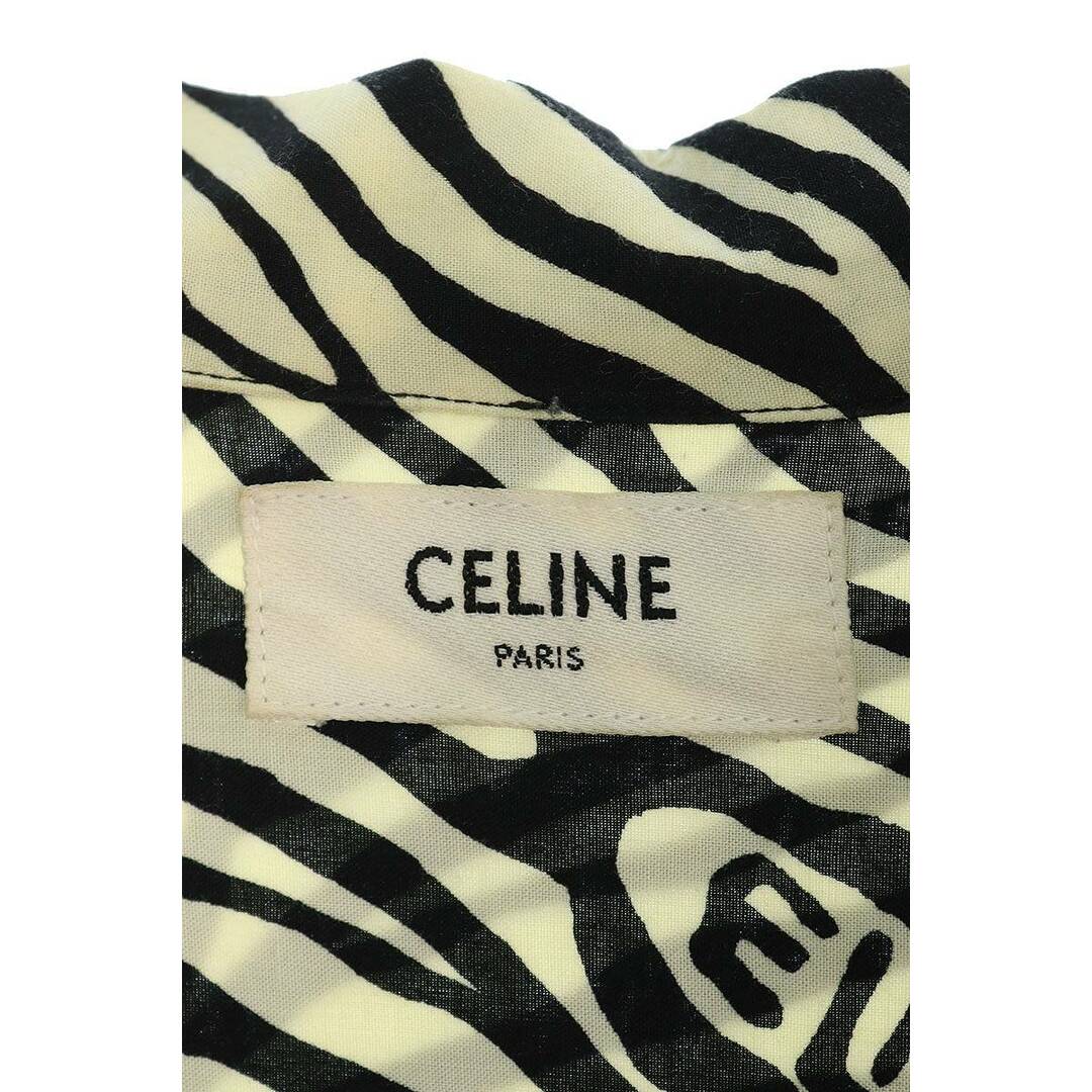 celine(セリーヌ)のセリーヌバイエディスリマン  22AW  2C517235S ゼブラプリント ルーズフィット ハワイアン半袖シャツ メンズ 39 メンズのトップス(シャツ)の商品写真