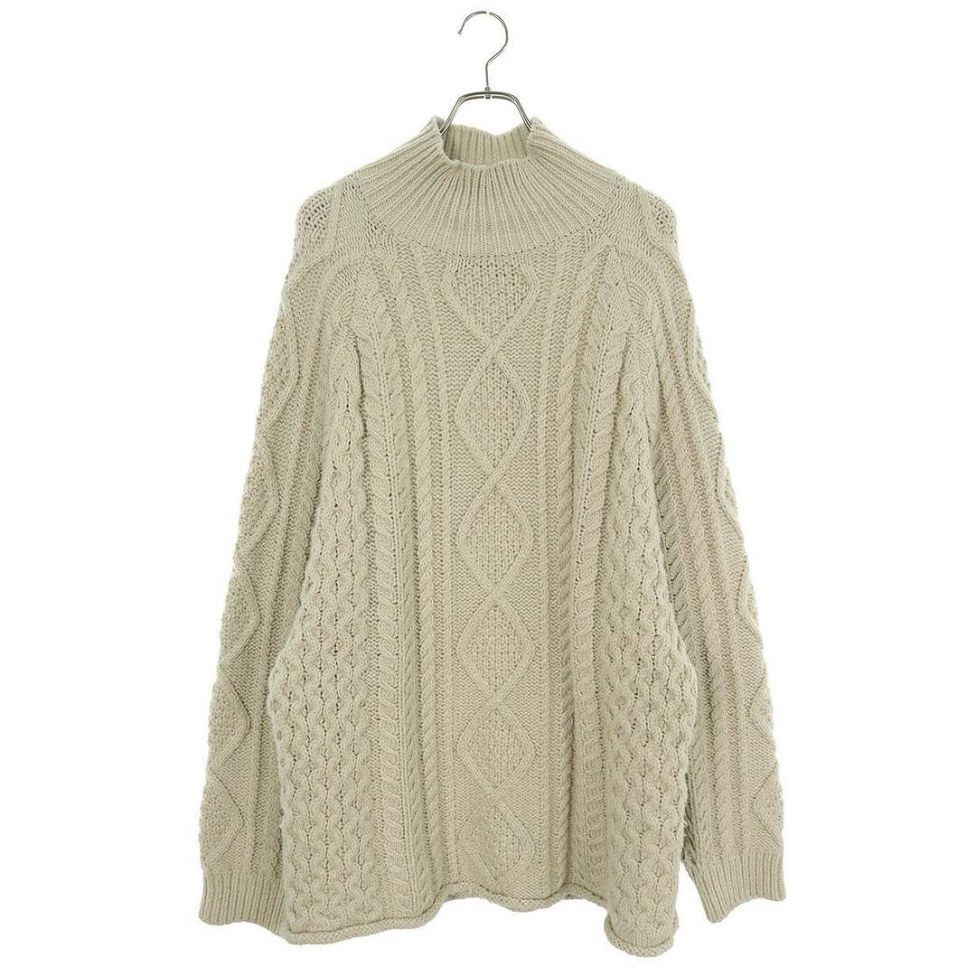 FEAR OF GOD(フィアオブゴッド)のフォグ  ESSENTIALS Cable Knit Sweater ケーブルセーターニット メンズ M メンズのトップス(ニット/セーター)の商品写真