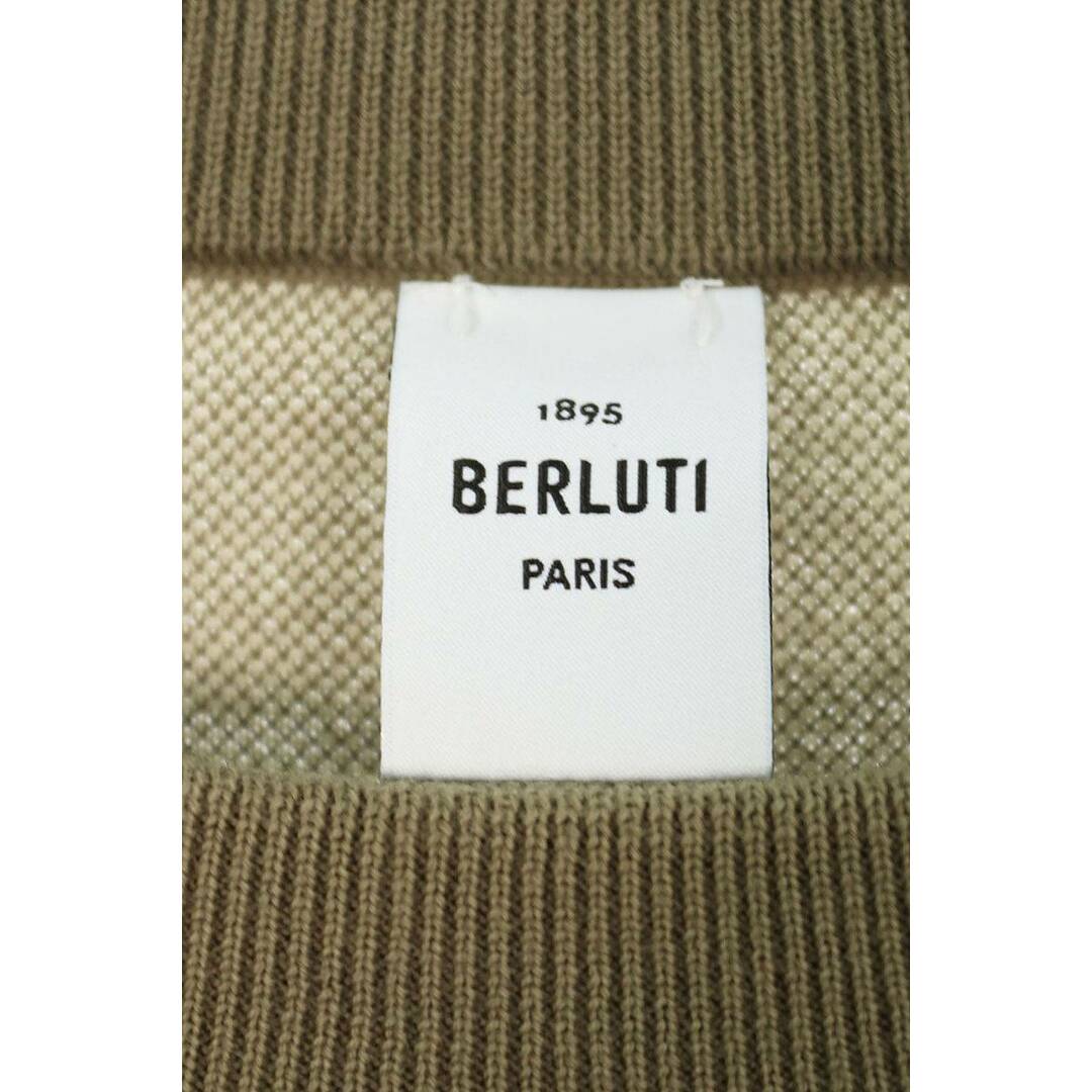 Berluti(ベルルッティ)のベルルッティ  22SS  R22KRS57YCAB コットンスクリット半袖ニット メンズ L メンズのトップス(ニット/セーター)の商品写真