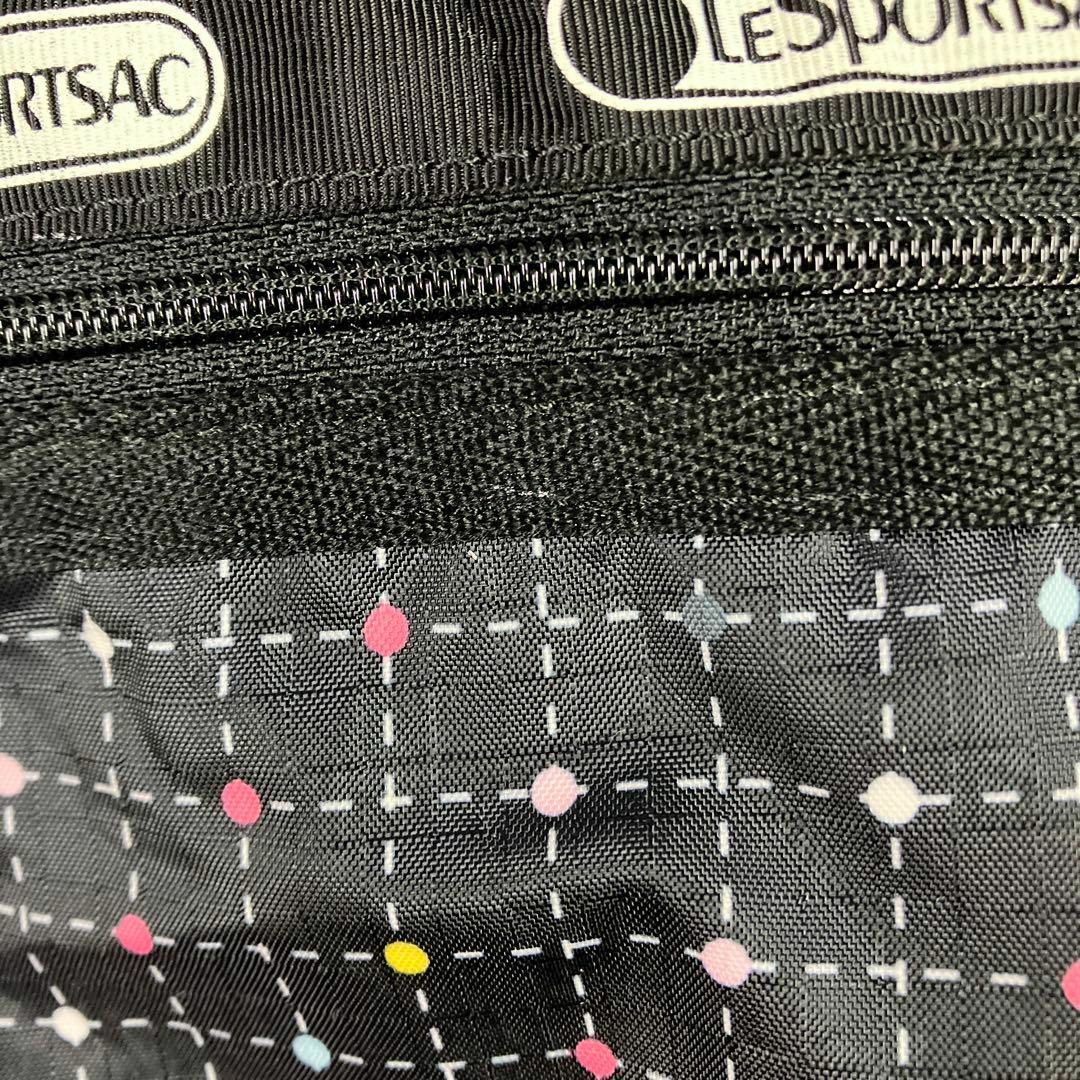 LeSportsac(レスポートサック)のLESPORTSAC ボストンバッグ　ショルダーバッグ　ブラック　古着女子 レディースのバッグ(ボストンバッグ)の商品写真