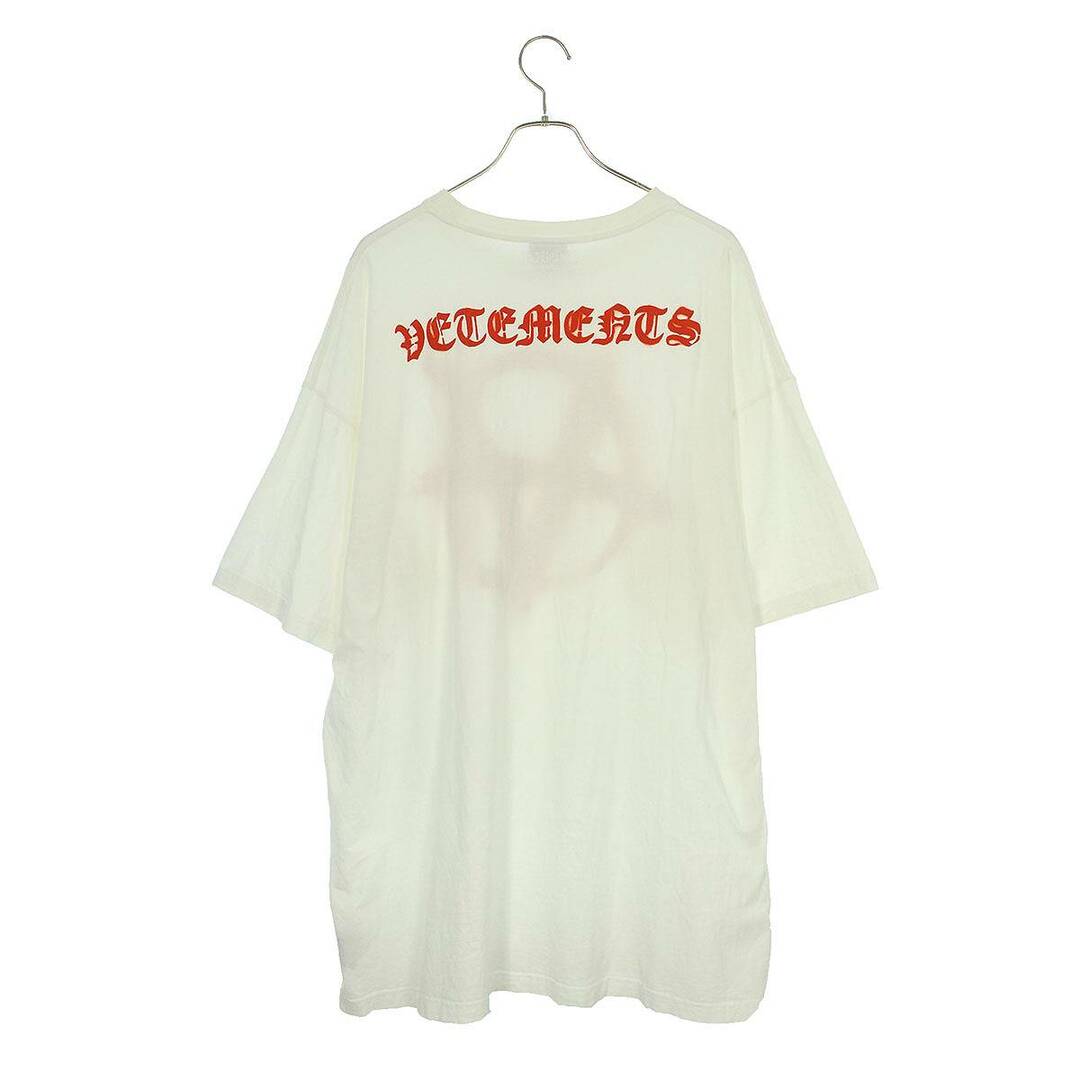 VETEMENTS(ヴェトモン)のヴェトモン  21SS  UE51TR640W アナーキーゴシックロゴプリントTシャツ メンズ L メンズのトップス(Tシャツ/カットソー(半袖/袖なし))の商品写真