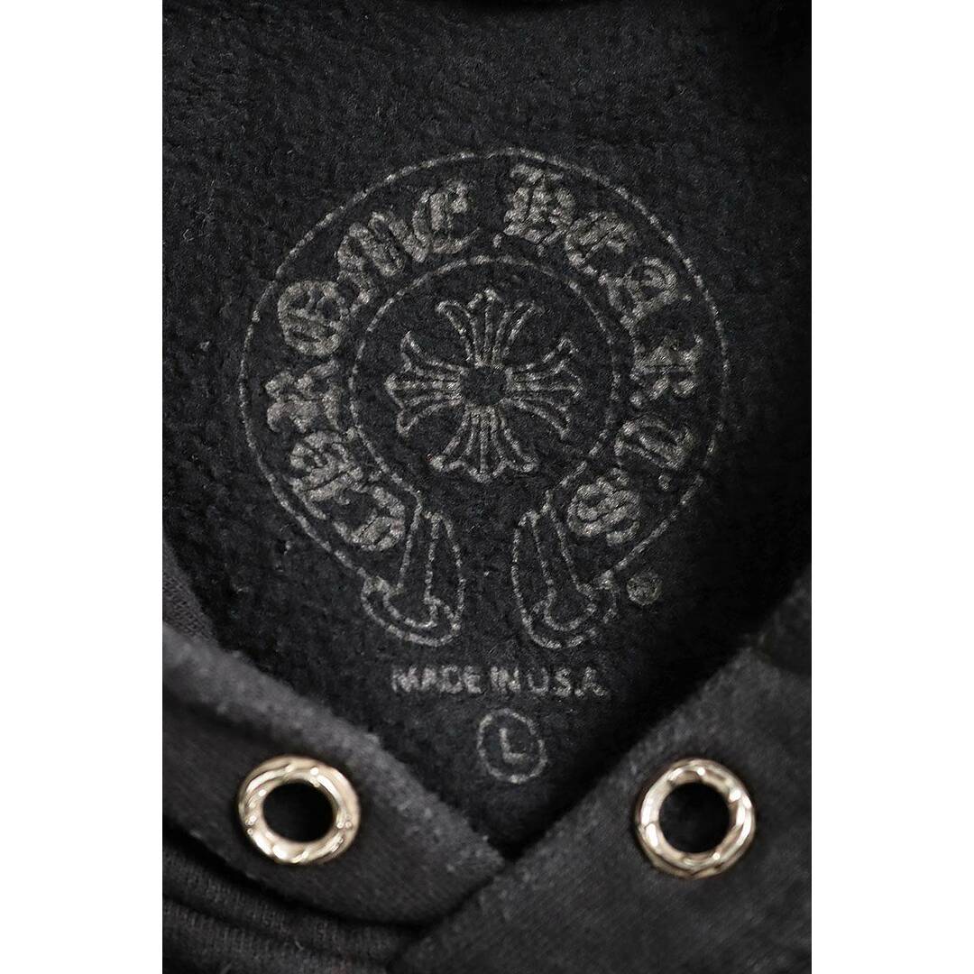 Chrome Hearts(クロムハーツ)のクロムハーツ  WWW.CHROMEHEARTS.COM HOODIE オンライン限定ホースシューバックプリントプルオーバーパーカー メンズ L メンズのトップス(パーカー)の商品写真