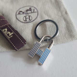 エルメス(Hermes)の正規品　HERMESカデナ　ブルー(チャーム)