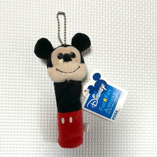 ディズニー(Disney)のミッキーマウス　ケースキーチェーンマスコット　レトロ　非売品(キャラクターグッズ)