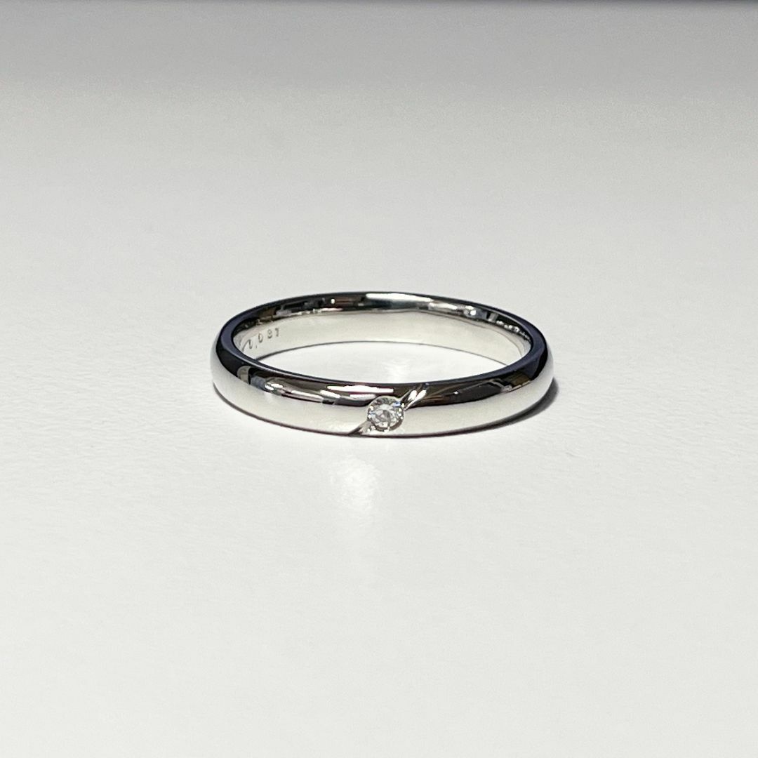 新品✨ PT900 Ring　カップルリング　女性用　結婚指輪　プロポーズリング レディースのアクセサリー(リング(指輪))の商品写真