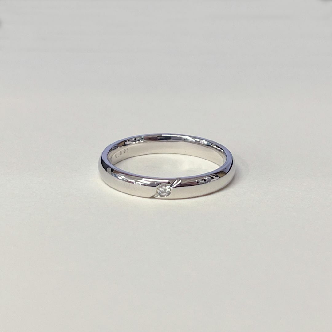 新品✨ PT900 Ring　カップルリング　女性用　結婚指輪　プロポーズリング レディースのアクセサリー(リング(指輪))の商品写真