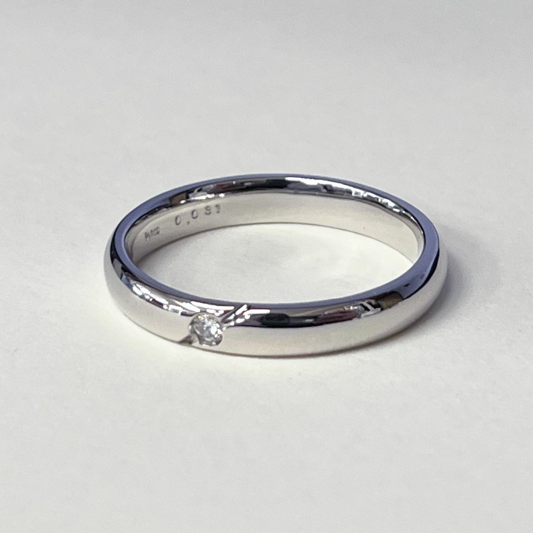 新品✨ PT900 Ring　カップルリング　女性用　結婚指輪　プロポーズリング レディースのアクセサリー(リング(指輪))の商品写真