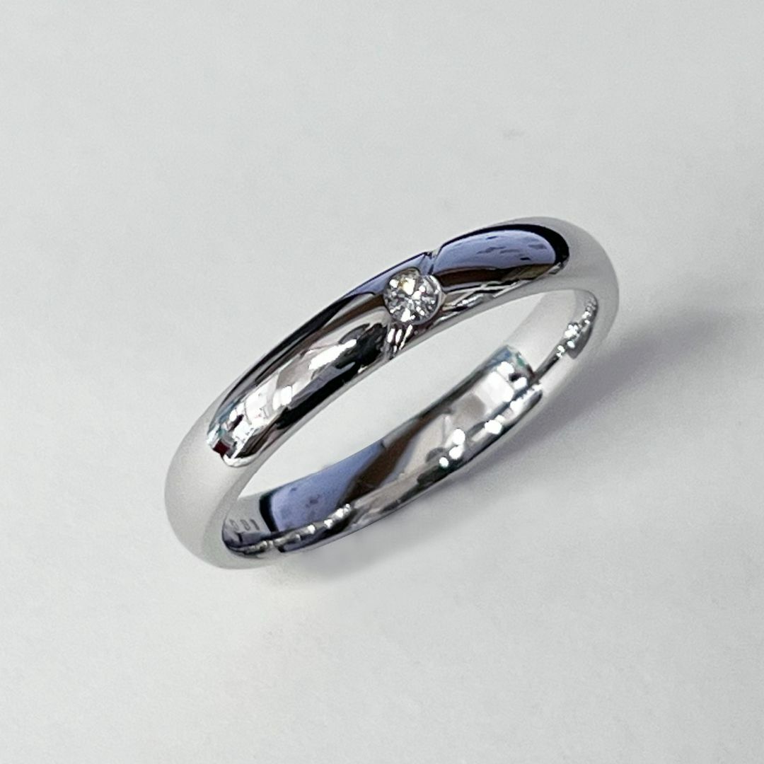 新品✨ PT900 Ring　カップルリング　女性用　結婚指輪　プロポーズリング レディースのアクセサリー(リング(指輪))の商品写真