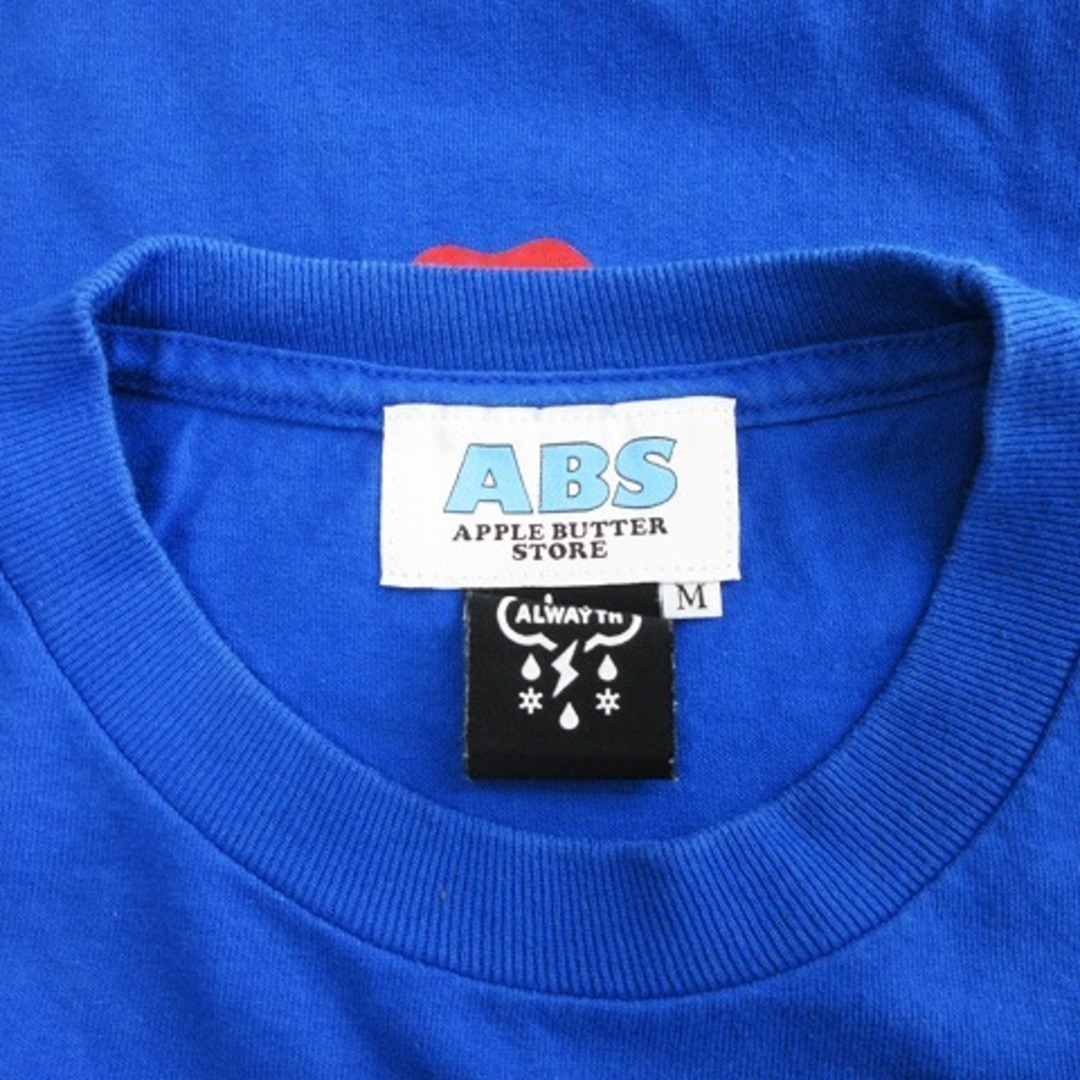 other(アザー)のアップルバターストア × ALWAYTH ロンT 長袖 プリント 青 M メンズのトップス(Tシャツ/カットソー(七分/長袖))の商品写真