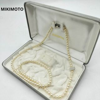 MIKIMOTO - ミキモト あこや真珠 アコヤ パール 本真珠ネックレス 5.5-6mm 75cm