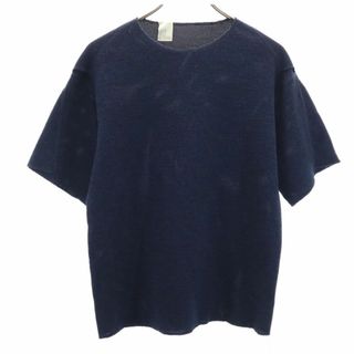 エヌハリウッド(N.HOOLYWOOD)のエヌハリウッド 日本製 半袖 Tシャツ 38 ネイビー N.HOOLYWOOD メンズ 古着 【240325】(Tシャツ/カットソー(半袖/袖なし))