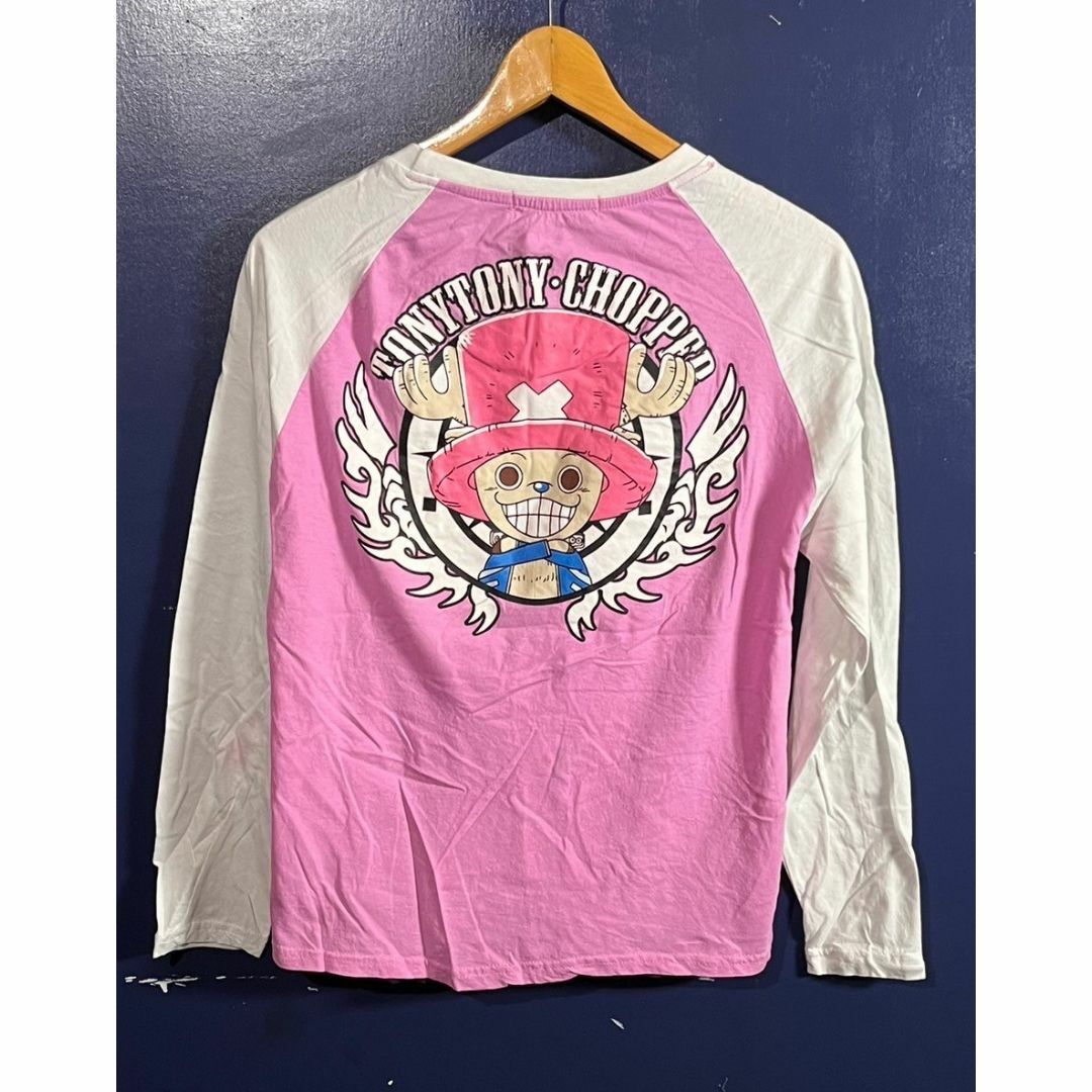 ONE PIECE　ラグラン　ロンT　Tシャツ　トニートニーチョッパー エンタメ/ホビーのアニメグッズ(その他)の商品写真