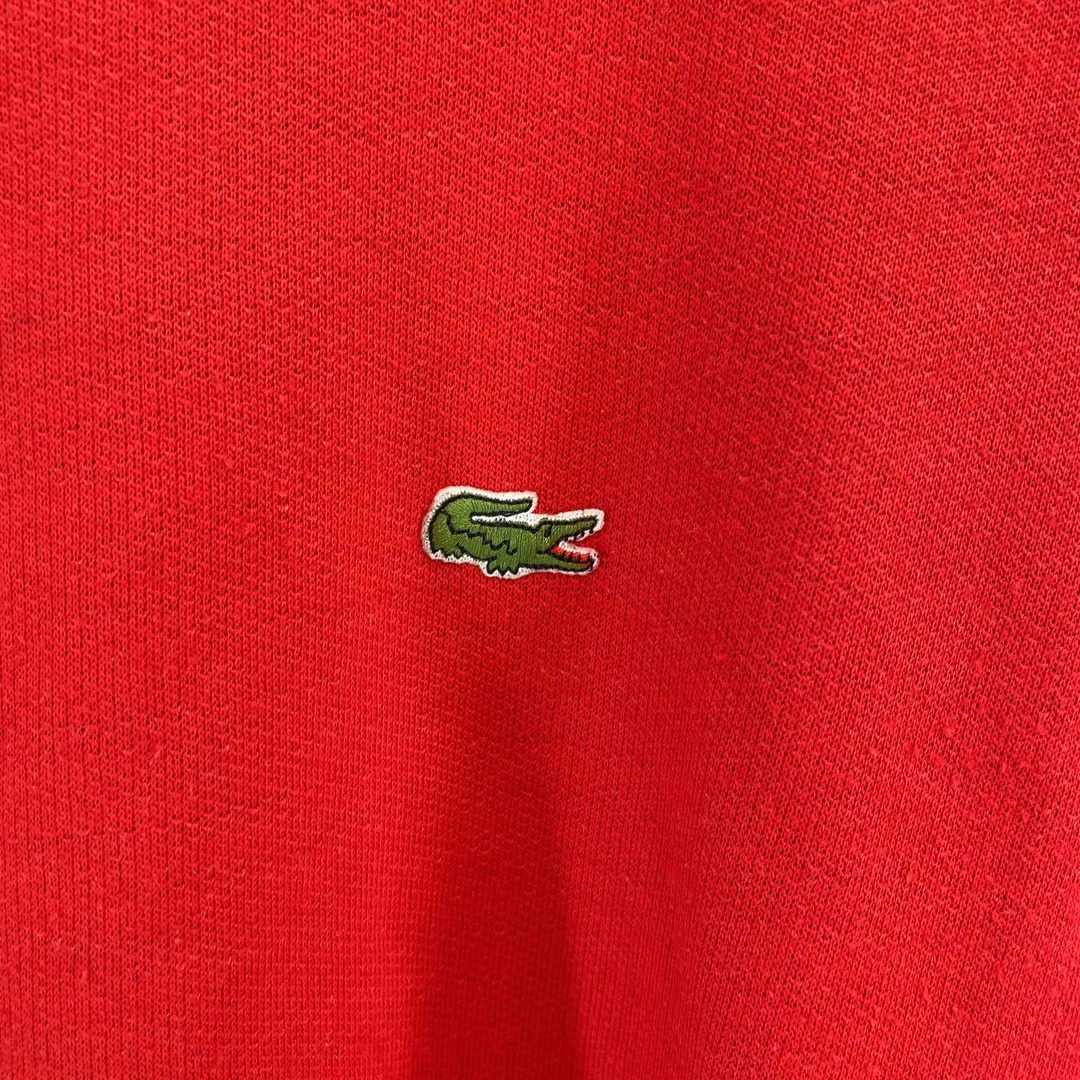 LACOSTE(ラコステ)のLACOSTE ラコステ メンズ スウェット フレラコ 70s ヴィンテージ フランス製 シュミーズラコステ レッド メンズのトップス(スウェット)の商品写真