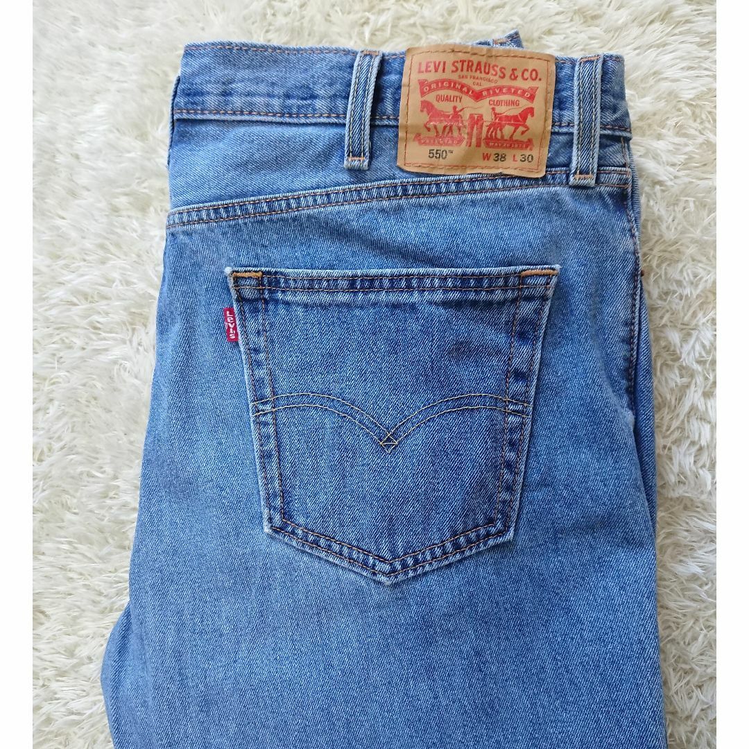 Levi's - リーバイス550 ジーンズ リラックスフィット 無地 綿 Levi's - リーバイス550 ジーンズ リラックスフィット 無地 綿