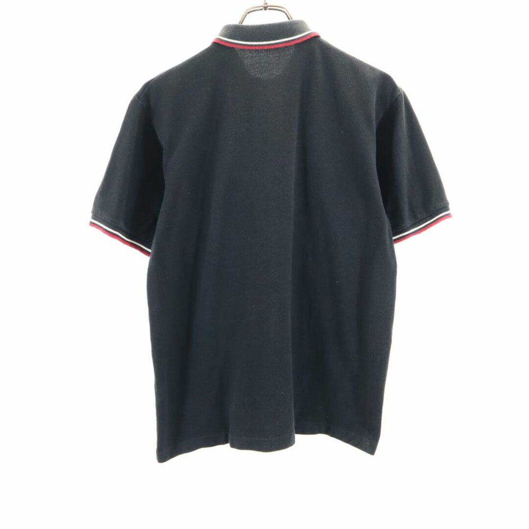 FRED PERRY(フレッドペリー)のフレッドペリー 半袖 ハーフボタン ポロシャツ M ブラック FRED PERRY メンズ 古着 【240325】 メンズのトップス(ポロシャツ)の商品写真