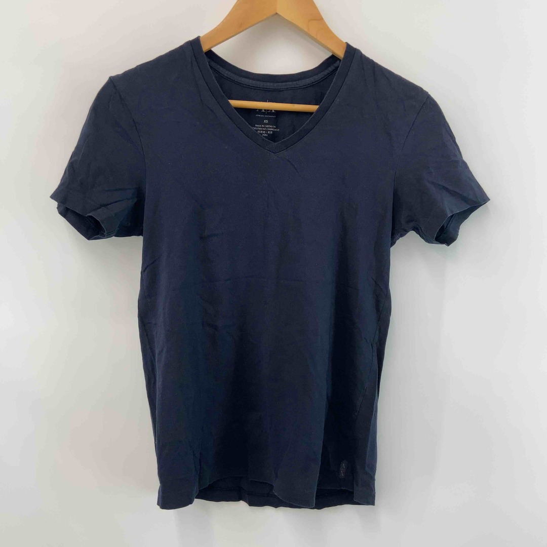 ARMANI EXCHANGE(アルマーニエクスチェンジ)のARMANI EXCHANGE アルマーニエクスチェンジ レディース Tシャツ半袖 ネイビー 半袖 レディースのトップス(Tシャツ(半袖/袖なし))の商品写真