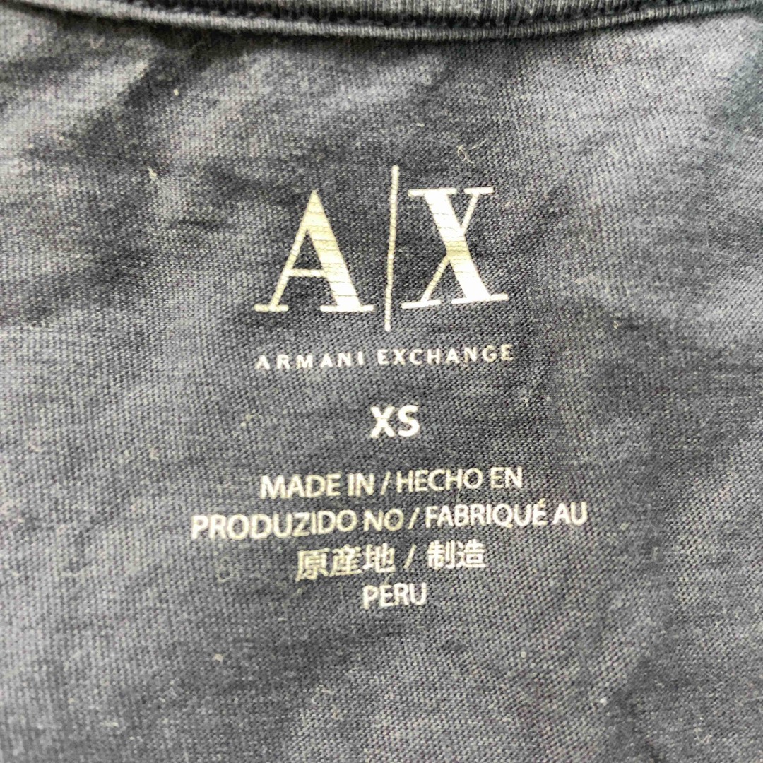 ARMANI EXCHANGE(アルマーニエクスチェンジ)のARMANI EXCHANGE アルマーニエクスチェンジ レディース Tシャツ半袖 ネイビー 半袖 レディースのトップス(Tシャツ(半袖/袖なし))の商品写真