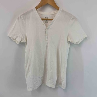 アルマーニエクスチェンジ(ARMANI EXCHANGE)のARMANI EXCHANGE アルマーニエクスチェンジ メンズ Tシャツ半袖 Vネックヘンリー オフ(Tシャツ/カットソー(半袖/袖なし))