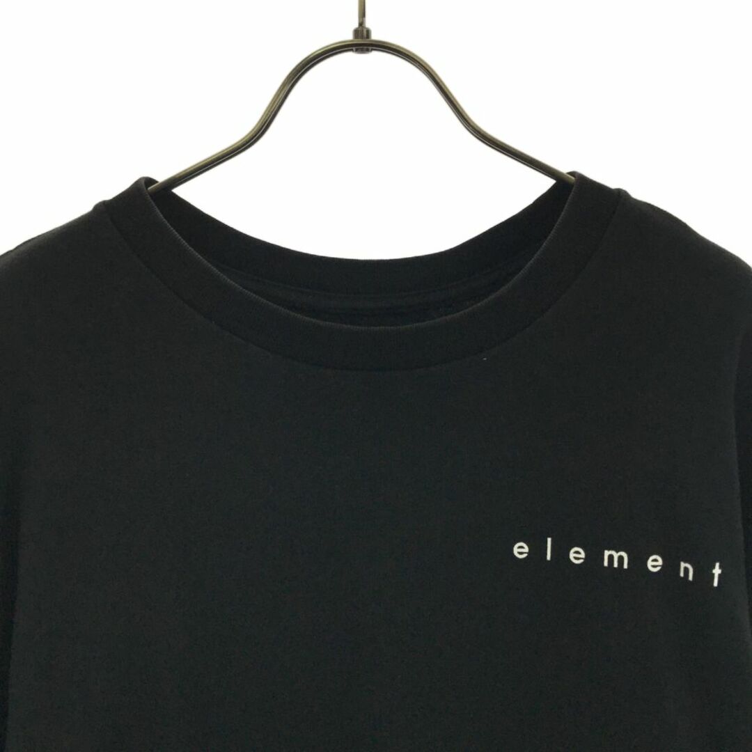 ELEMENT(エレメント)のエレメント ロゴプリント 長袖 Tシャツ XL ブラック ELEMENT ロンT メンズ 古着 【240325】 メンズのトップス(Tシャツ/カットソー(七分/長袖))の商品写真